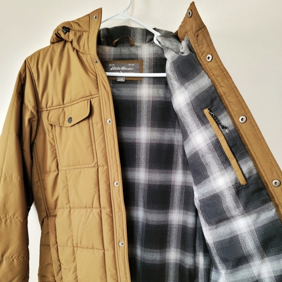 Eddie Bauer Boundary Pass Hooded Snap Jacket - Picture 2 of 5